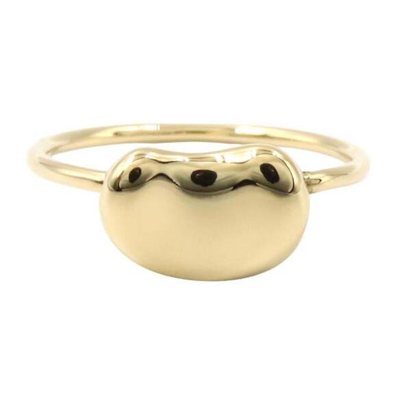 Tiffany & Co, an 18K gold  TIFFANY 18k Gold Bean Ring